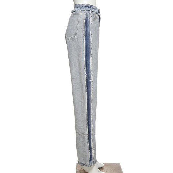 Latest Design Asymmetrical Stacked Pants - Picture 3 of 10